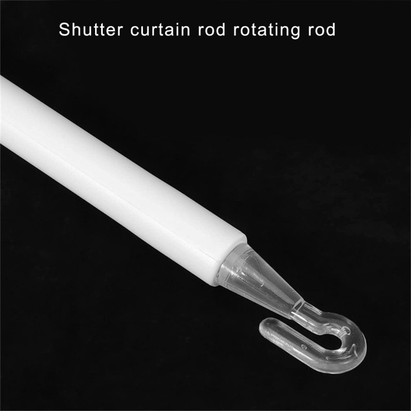 Vertical Blind Control Rods, 46.06" White Plastic Rod, Simple Installation