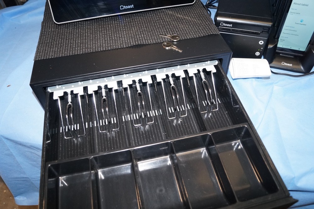 Toast POS Systems Touchscreen Terminal, 6 Handheld System, 3 Printer UNTESTED