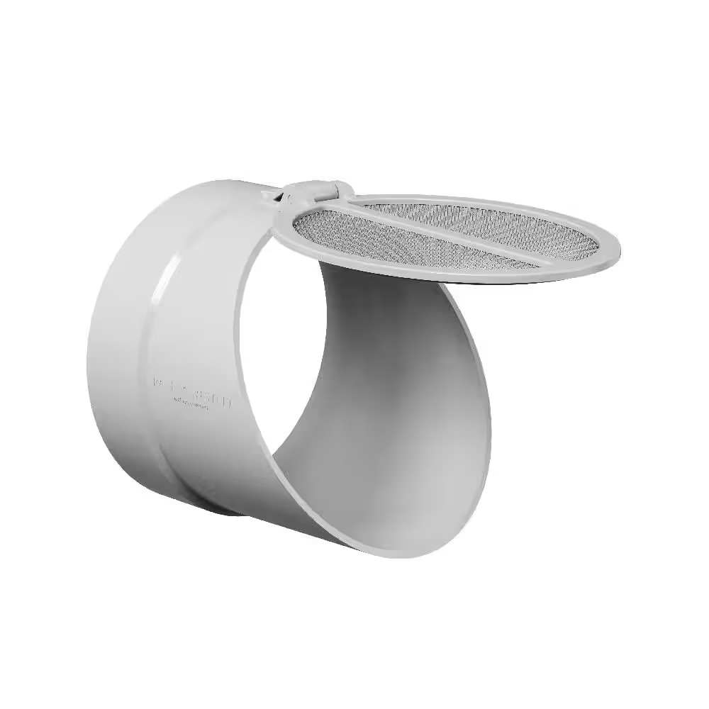 Flap Valve with Vented Screen 3 In.