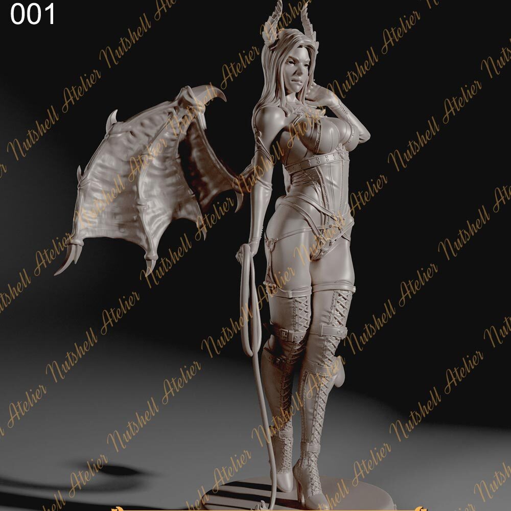 Succubus Whip 3D Print Model Kit Unpainted Unassembled 3 Version NSFW