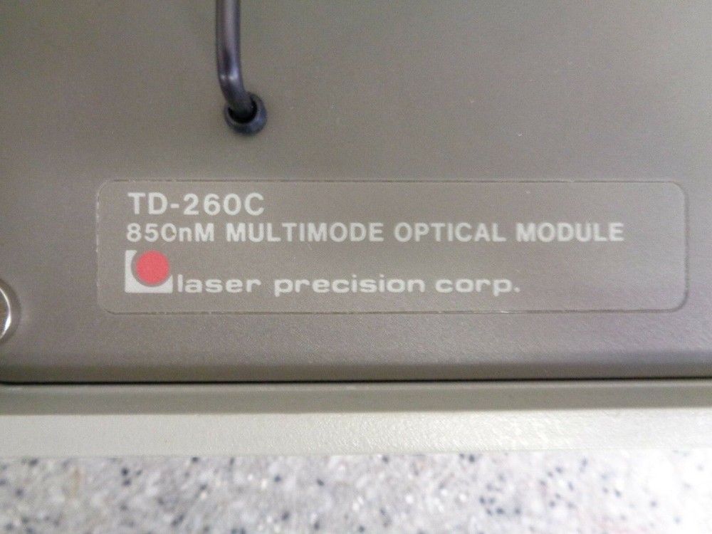 Laser Precision Optical Fiber Test Set w/ Multimode Optical Module TS-4320
