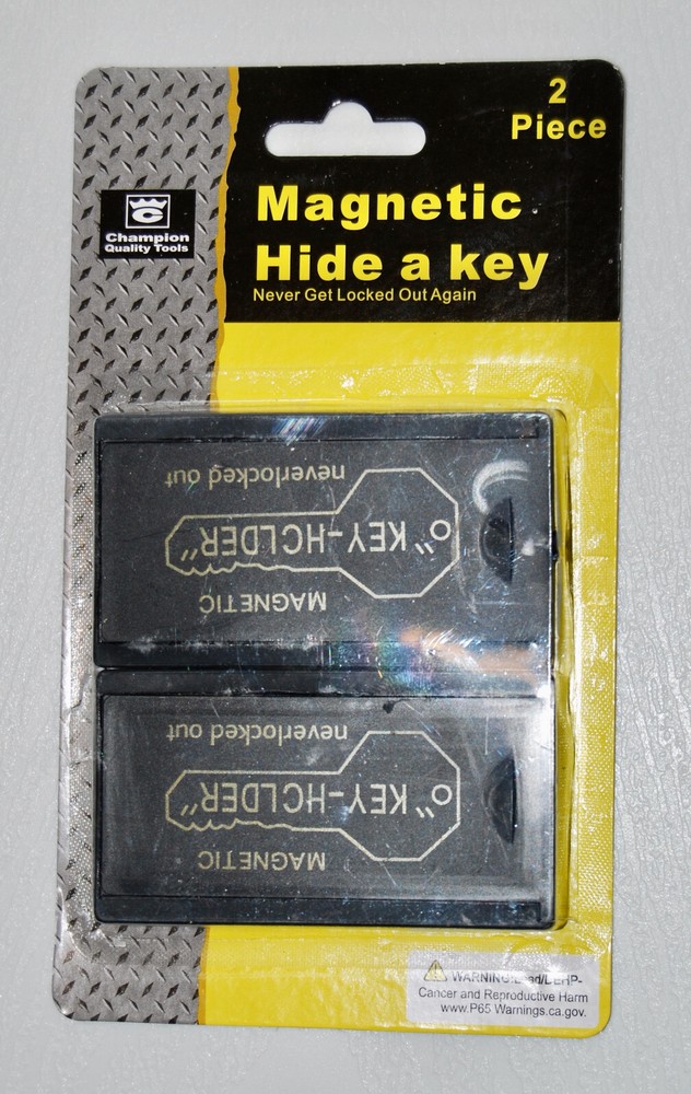 New Champion Quality Tools 2-PC Magnetic Hide a Key Black Box