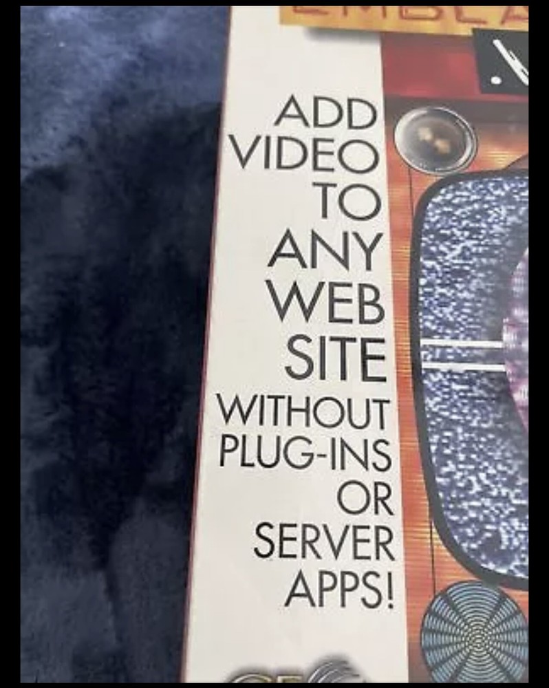 NEW-Emblaze Video Geo Windows PC Mac Software Disc Original Package Sealed 97