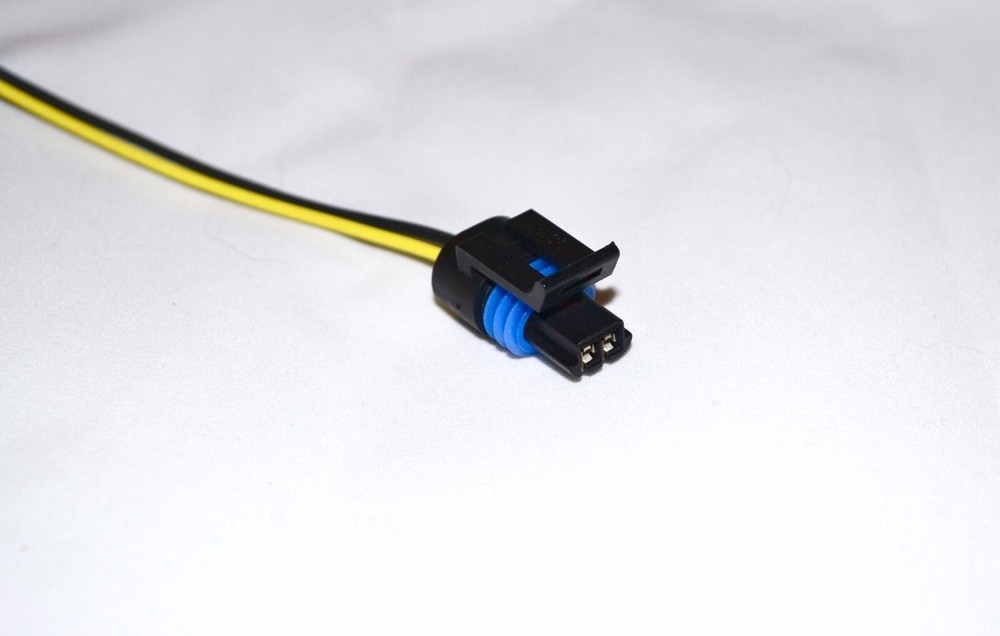 LT1 Black 2 Wire Coolant Temperature Sensor Connector Pigtail Camaro Corvette