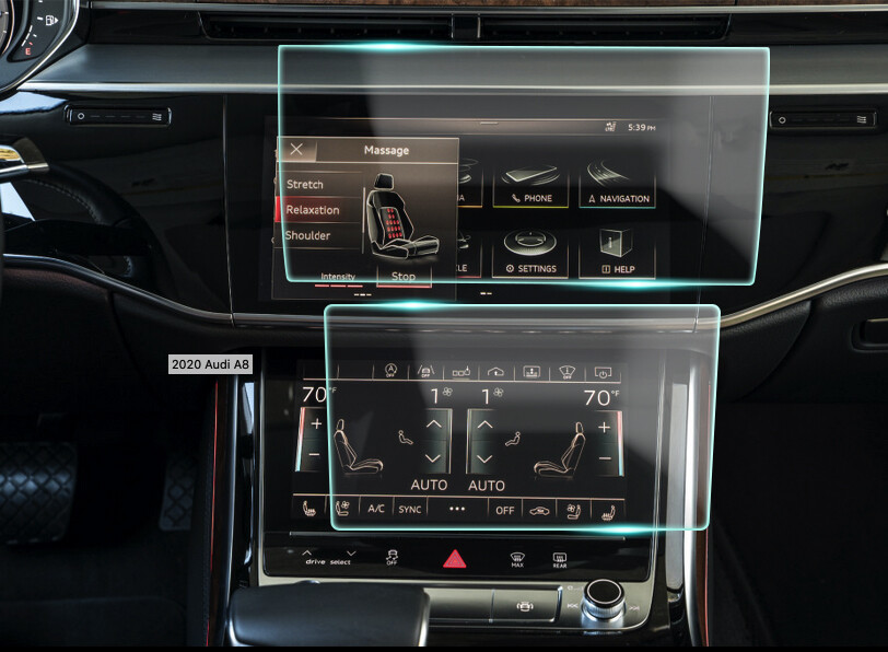 Crystal Clear Screen Protector for 2020 Audi S8 Vehicle Navigation