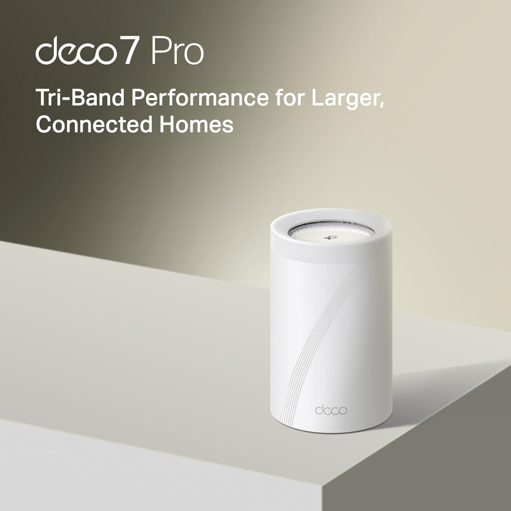 Deco 7 Pro BE63 Tri-Band WiFi 7 Mesh System - 3000 sq.ft Coverage & 10 Gbps