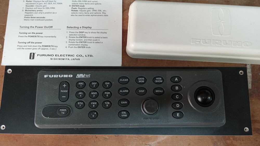 Furuno RPU-015 NavNet VX2 C-Map NT Black Box Processor and Control Unit W/cables