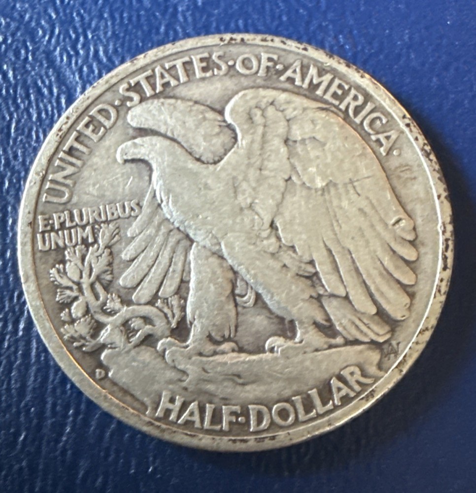 1941-D Walking Liberty Silver Half Dollar 90%