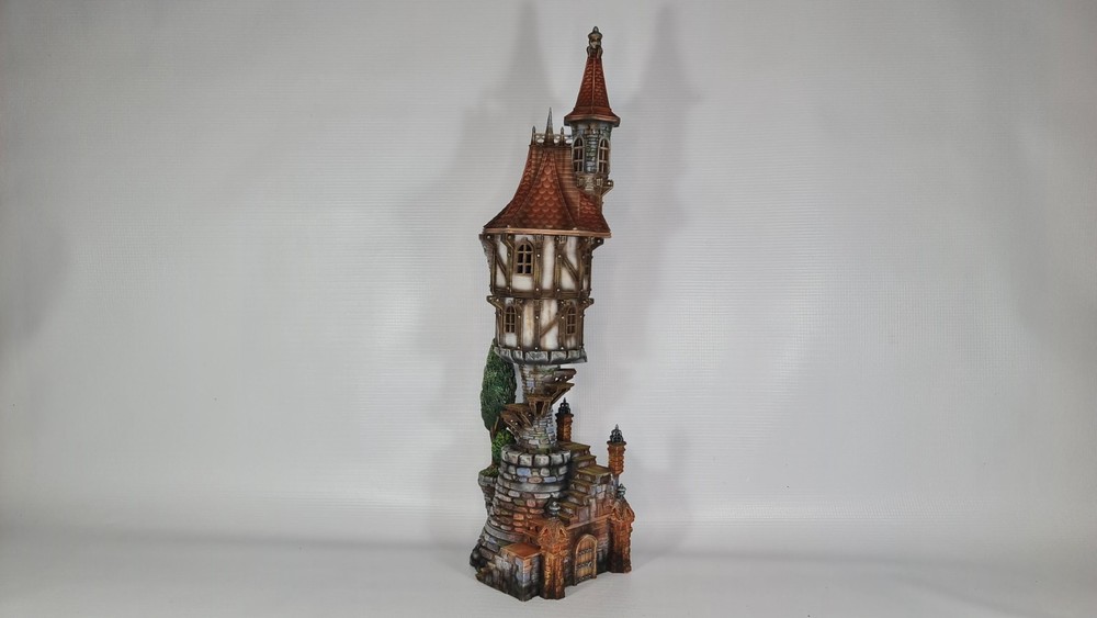 3d printed wizard tower 32mm DnD Miniatures, Tabletop, RPG, War Game