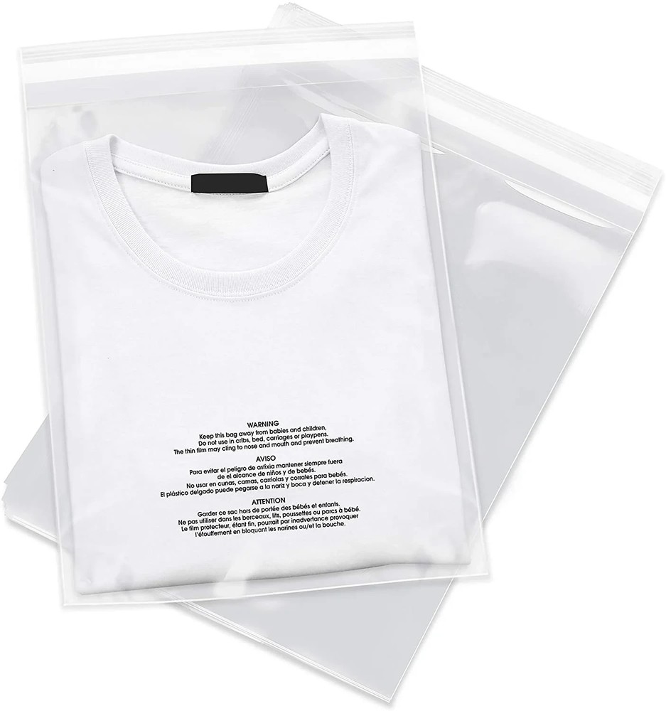 10"x16" clear poly mailers (100 count)
