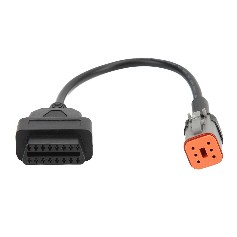 Motorcycle OBD2 6 Pin Diagnostic Adapter Efficient Fuel Efficiency For Safe UJRW