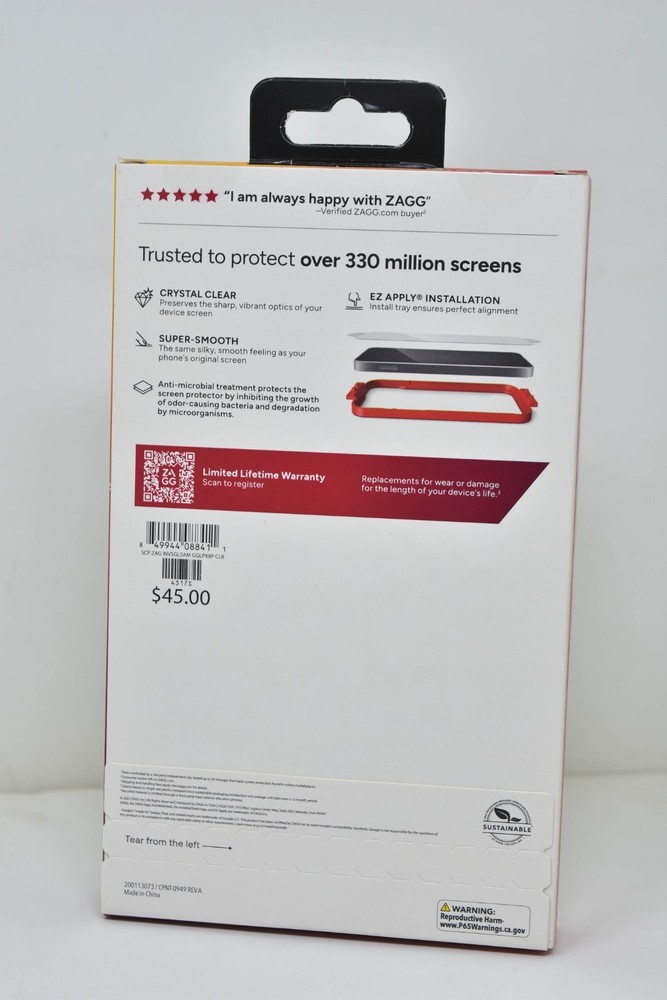 Zagg Invisible Shield Glass Screen Protector for Google Pixel 8 Pro