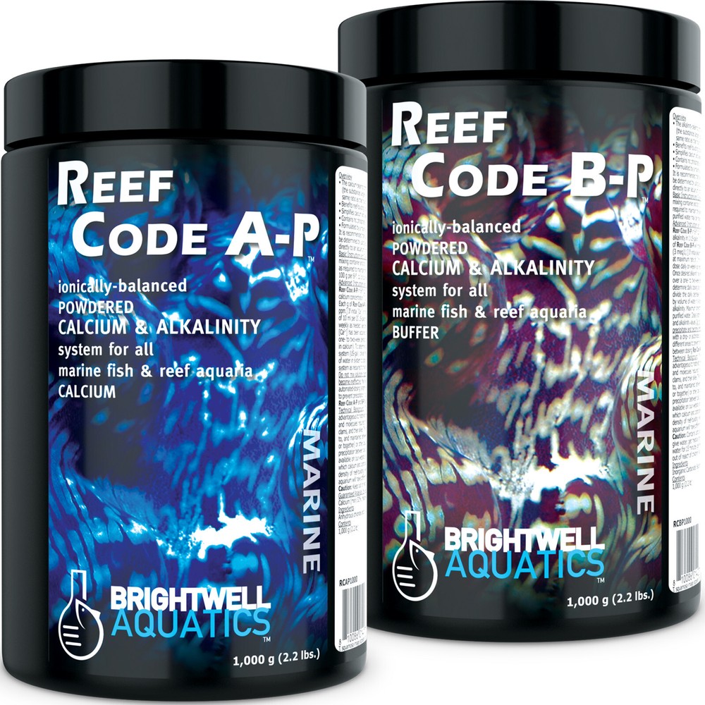 Brightwell Reef Code A&B-P 2x 1000 grams Calcium and Alkalinity Powder