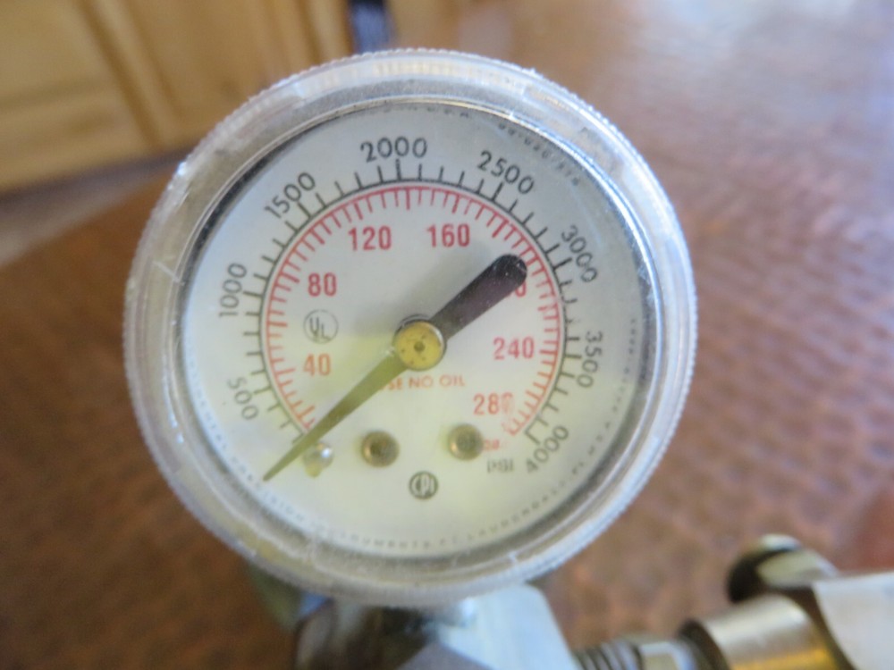 Marshall Brass Co 210 Regulator and Connectors Helium