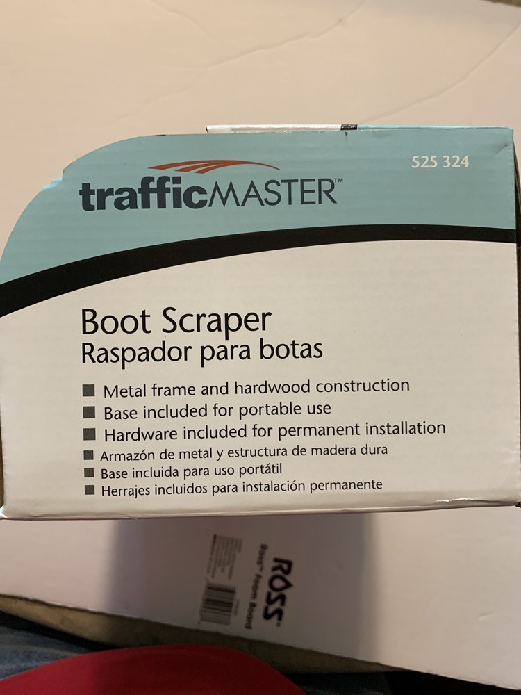 Boot Scraper Scrubber by Traffic Master 525 324 Brand New Never Opened