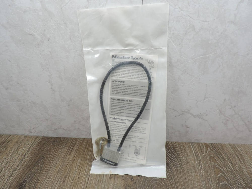 Master Lock Cable Gun Lock 107