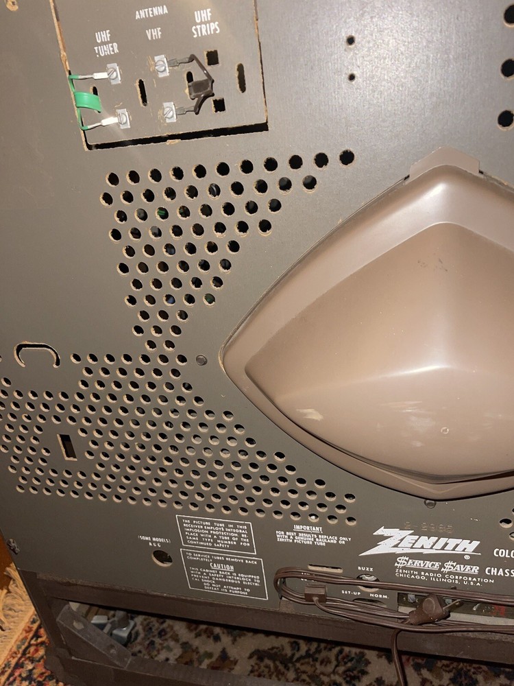 Vintage Zenith TV Floor Model