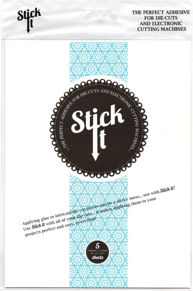 Die-Cut Adhesive (5 Sheet Pack - 8" X 6")