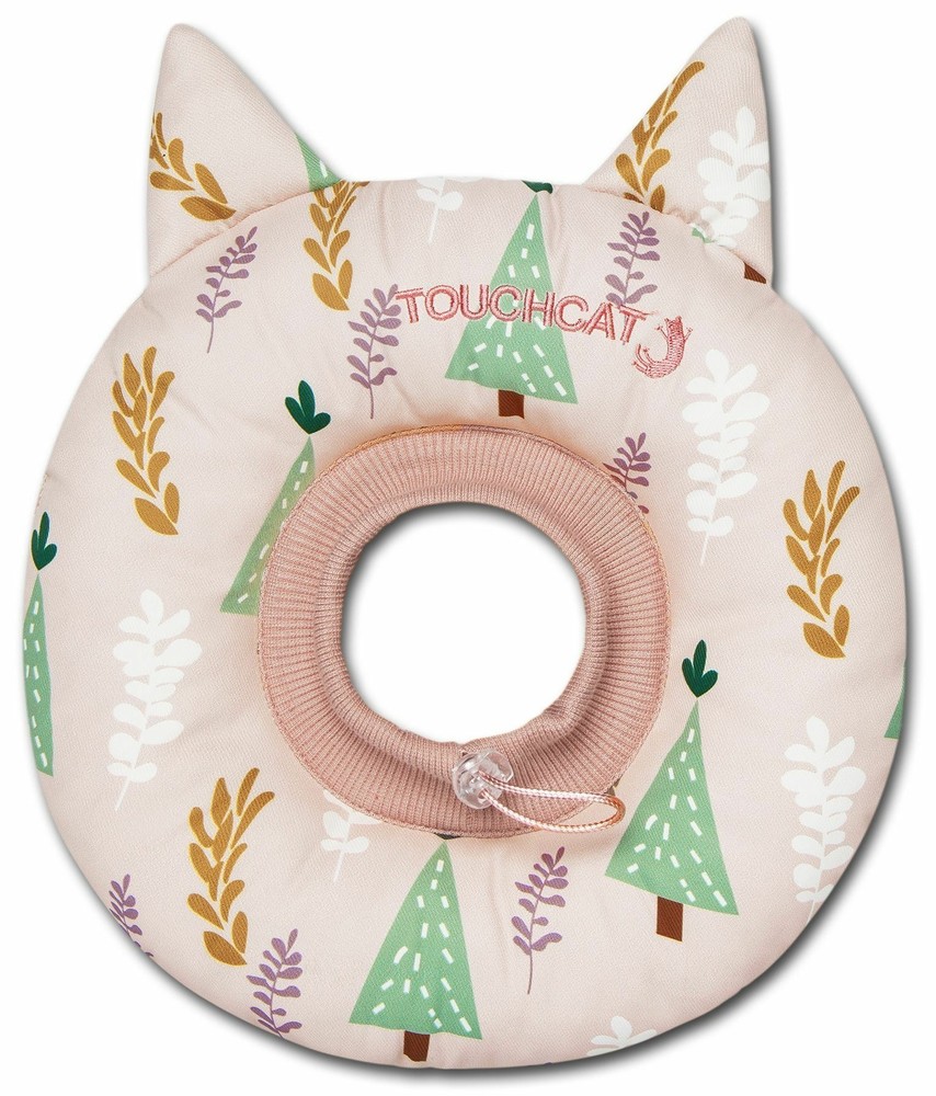 Touchcat ® 'Ringlet' Licking and Scratching Adjustable Pillow Cat Neck Protector