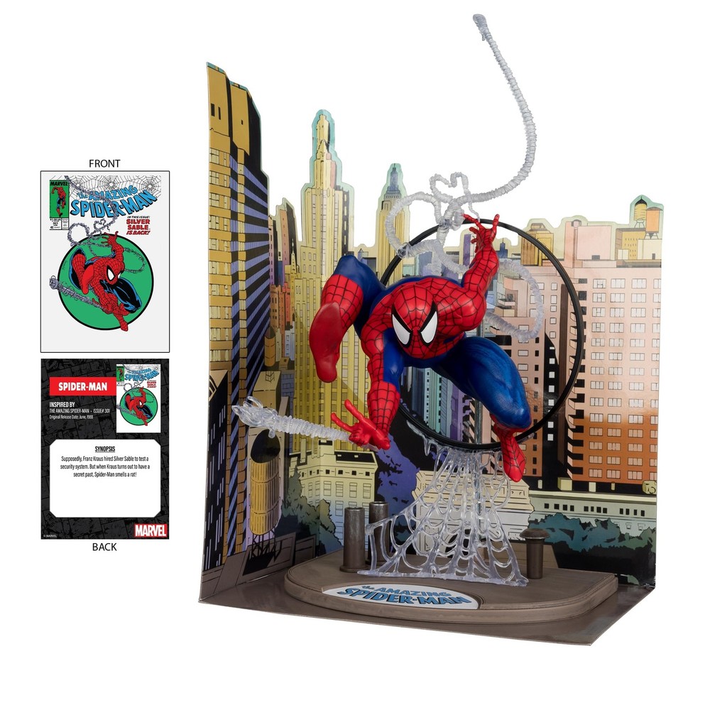 McFarlane Toys - Marvel Spider-Man 1:6th Scale Posed 1:6 scale, Multicolor