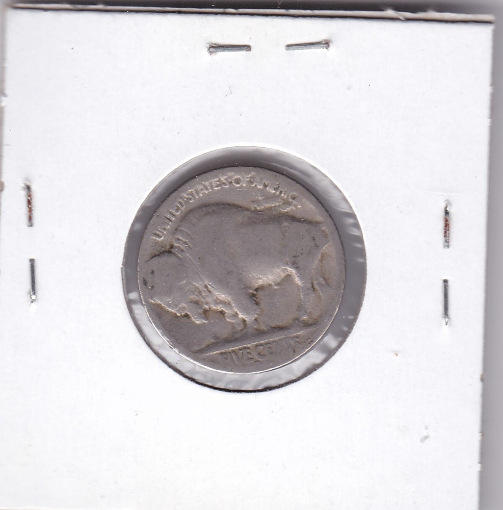 1935-D Buffalo Nickel Acid Dated L1