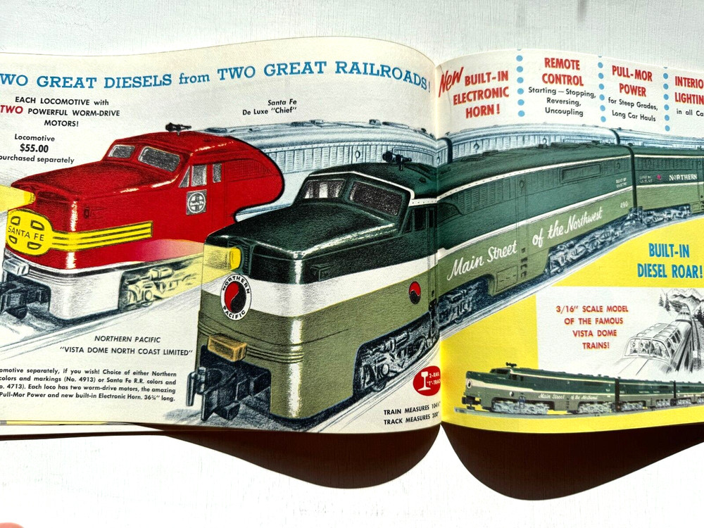 1956 Gilbert American Flyer Model Train Catalog- Perfect