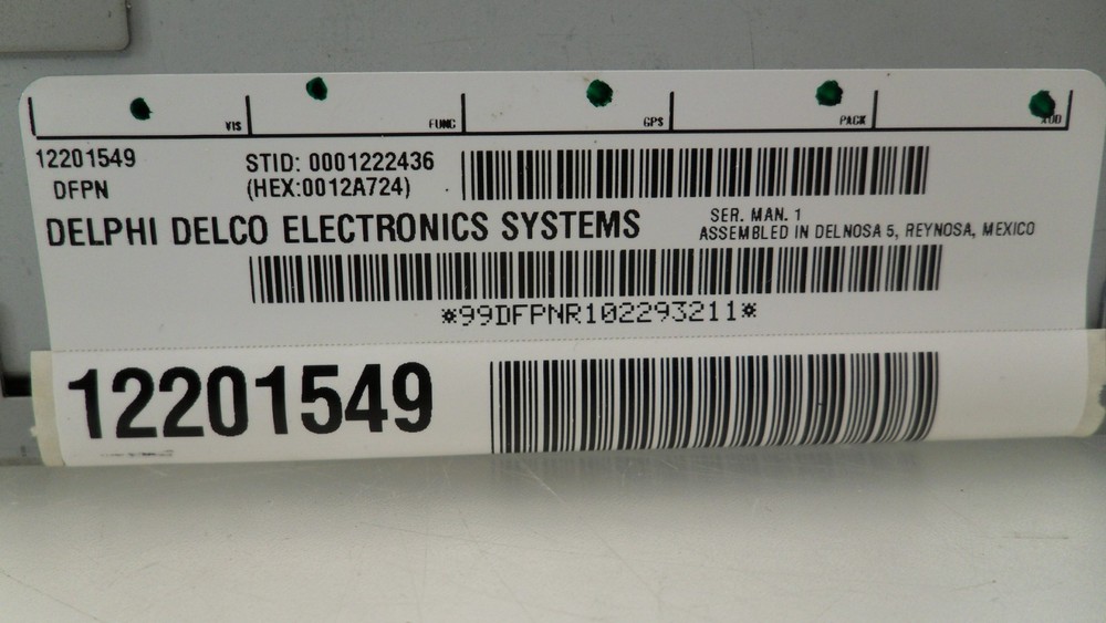 2001-2005 Buick Park Avenue Wireless Communication Module Used 12201549 OEM