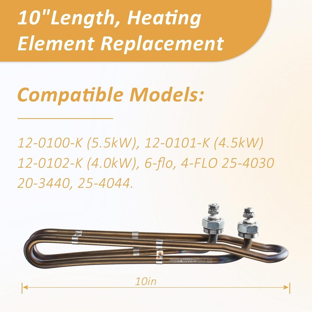 4.0KW 240V Univeral Heater Element Replacement for Balboa Spa Heater Element