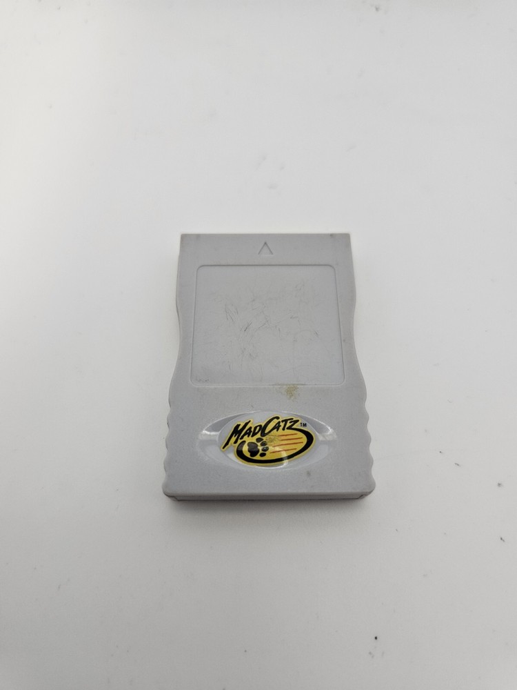 Mad Catz Memory Card for Nintendo Gamecube Console Tested, Authentic, Grey