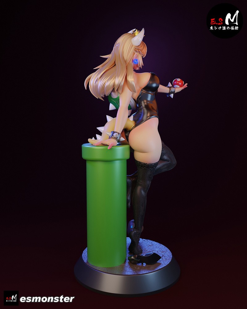 Bowsette V2 3D Printed Kit Unpainted/Unassembled