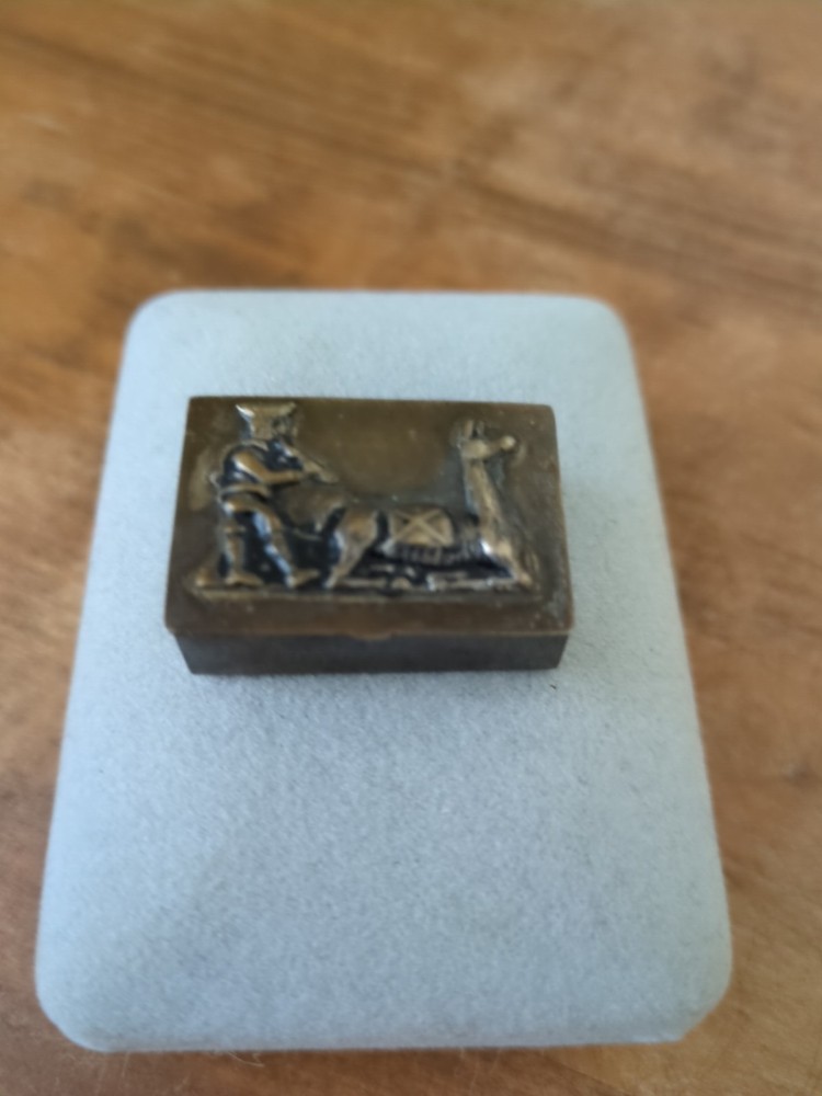 Peruvian 925 Sterling Miniature Hinged Box
