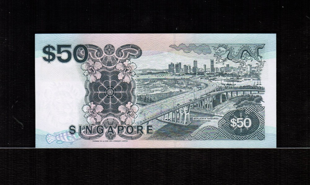 Singapore $50 DOLLARS ND(1994) Gem UNC