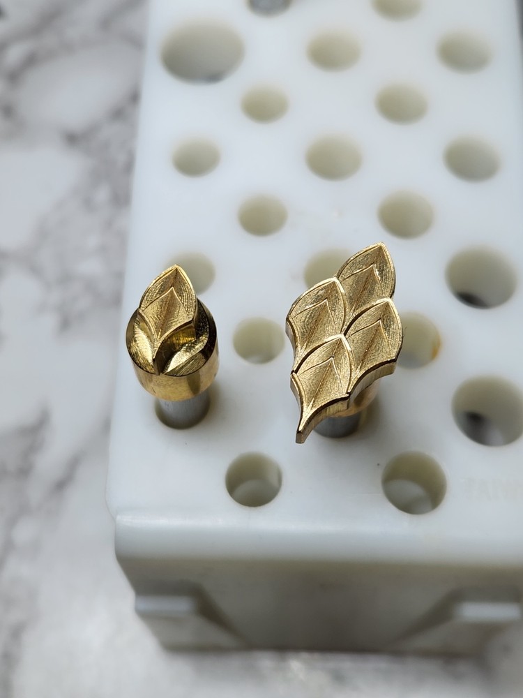 Dragon Scale brass leather stamp set 2