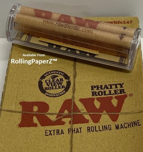 New! RAW PHATTY ROLLER EXTRA PHAT ROLLING MACHINE  125mm - Clear View Ends