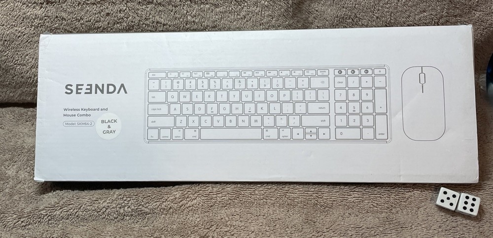 Bluetooth Keyboard and Mouse Combo for Mac, SKM64-2