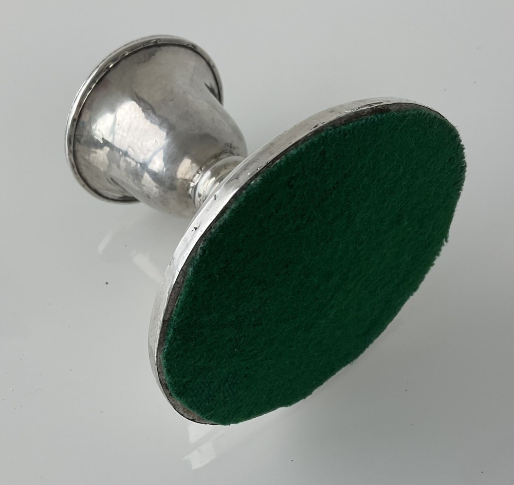 Antique Silver Candle Holder