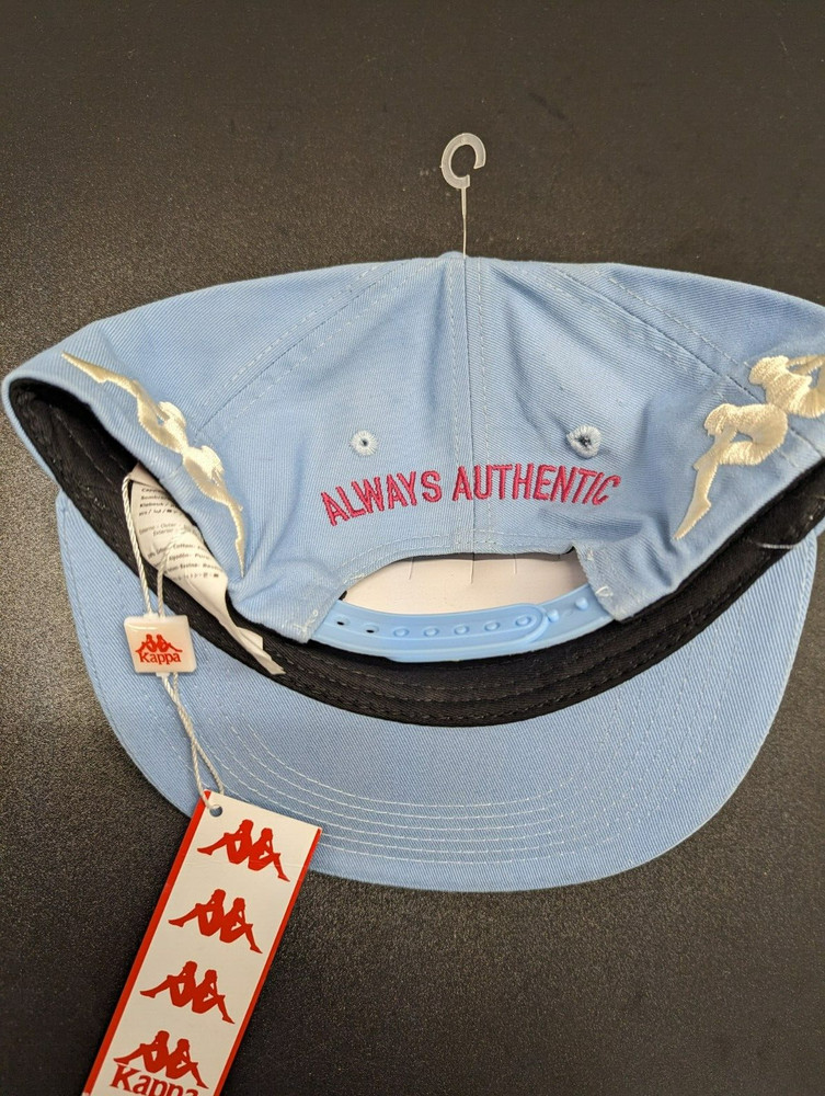 Kappa Hat Graphik Logo Authentic Tornado Snapback Adjustable Light Blue - NWT