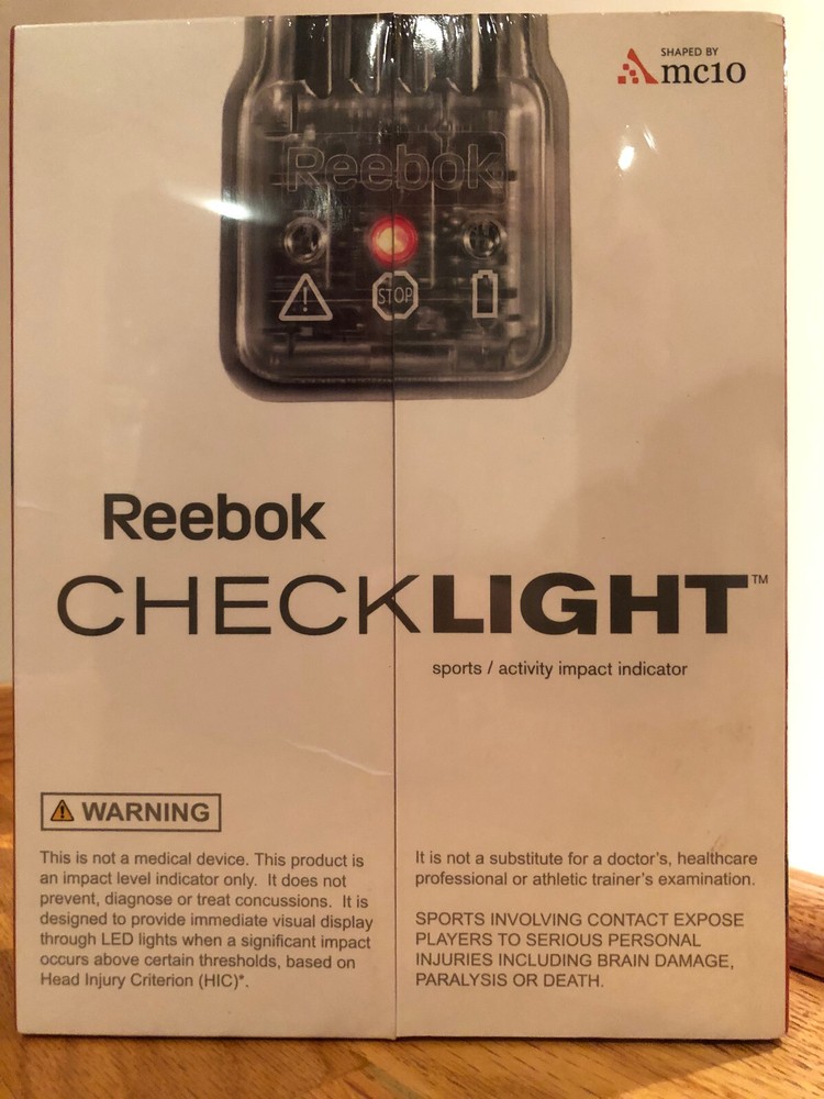 Reebok Checklight Mc10 Sports / Activity Impact Indicator ~ NIB