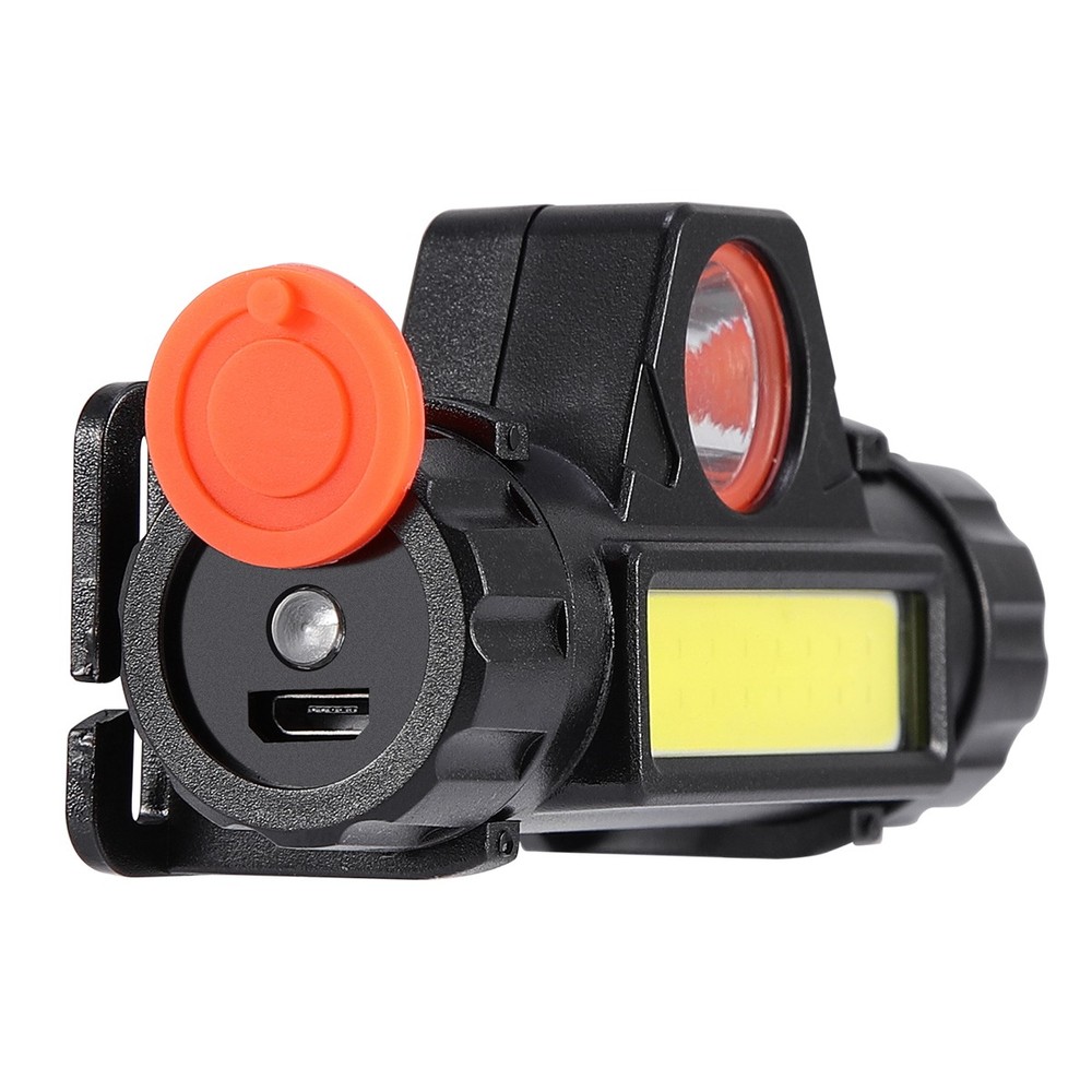 USB Rechargeable Waterproof Headlamp LED HeadLight Flashlight w/ Magnetic Base