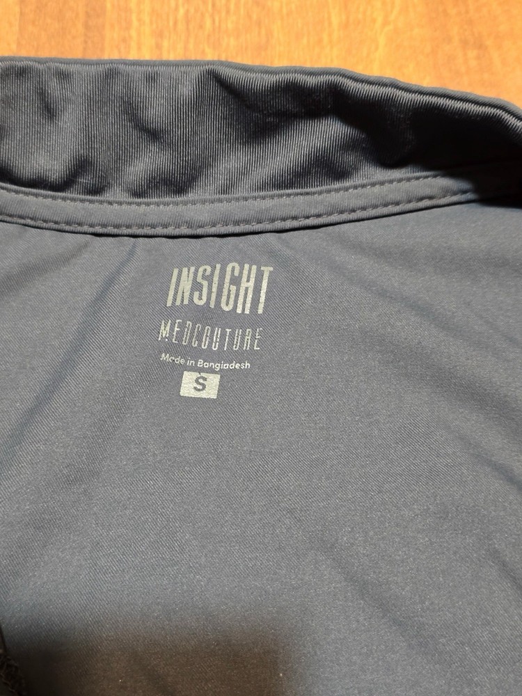 Size Small 3 Piece Gray Scrub Set (jacket, Top, Pants)