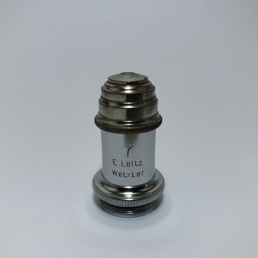 E Leitz Wetzlar 7 Objective Lens For Microscope