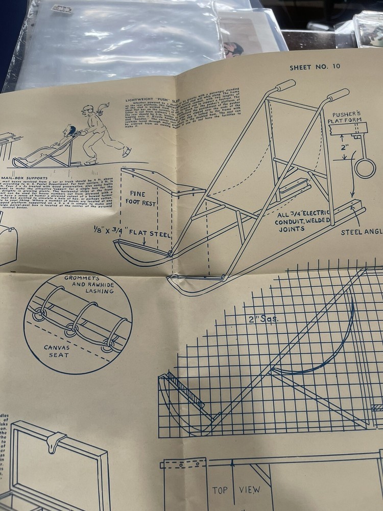 Vintage Handcraft Pattern Sheet #10