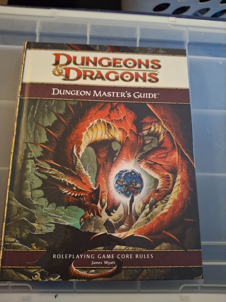 Dungeons & Dragons - Dungeon Master's Guide 2008 Core Rules 4th Ed Set of 3