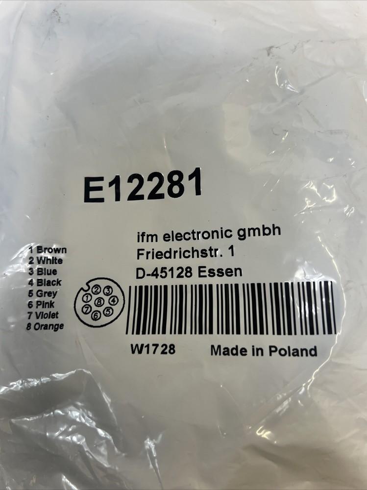 IFM electronic E12281 interconnect cable cable