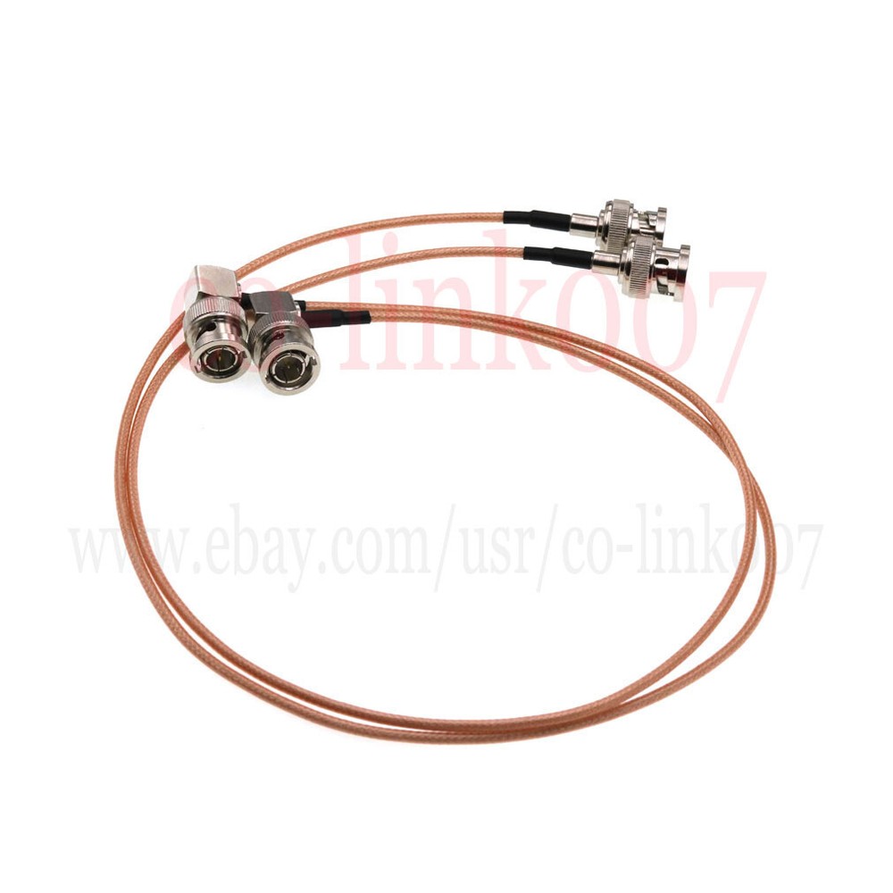2pcs 75mΩ 3G HD SDI Cable,Video BNC Cable for Hyperdeck Camera 10-300cm