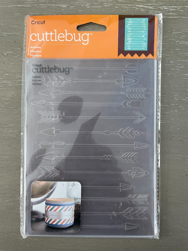 Cricut Cuttlebug Embossing Folder, Arrows