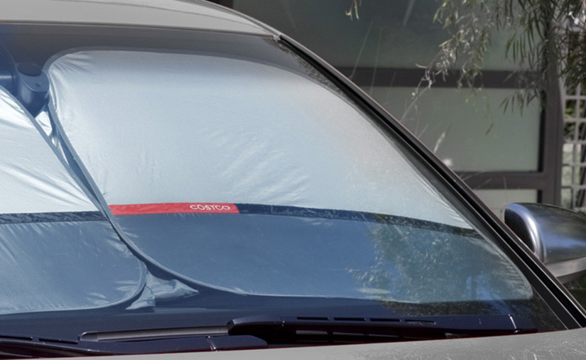 Premium Car Windshield Folding Spring Sun Shade