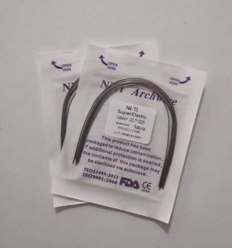 100Pack Dental Orthodontic Super Elastic Niti Nature Form Rectangular Arch Wires