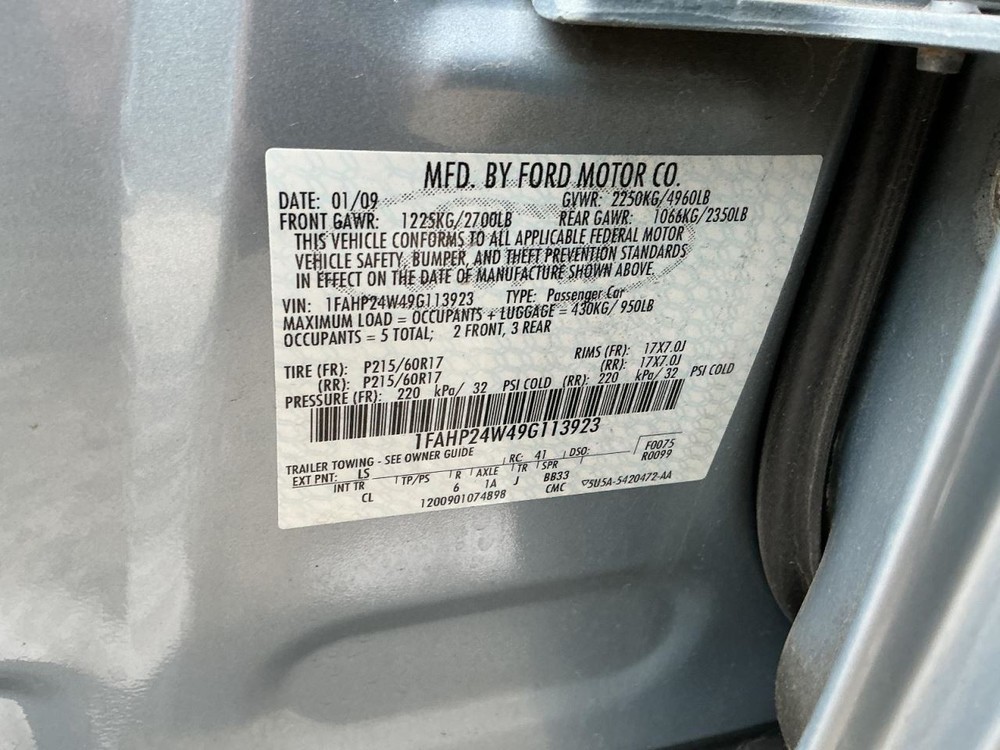 Temperature Control Electric Fits 08-09 SABLE 875187