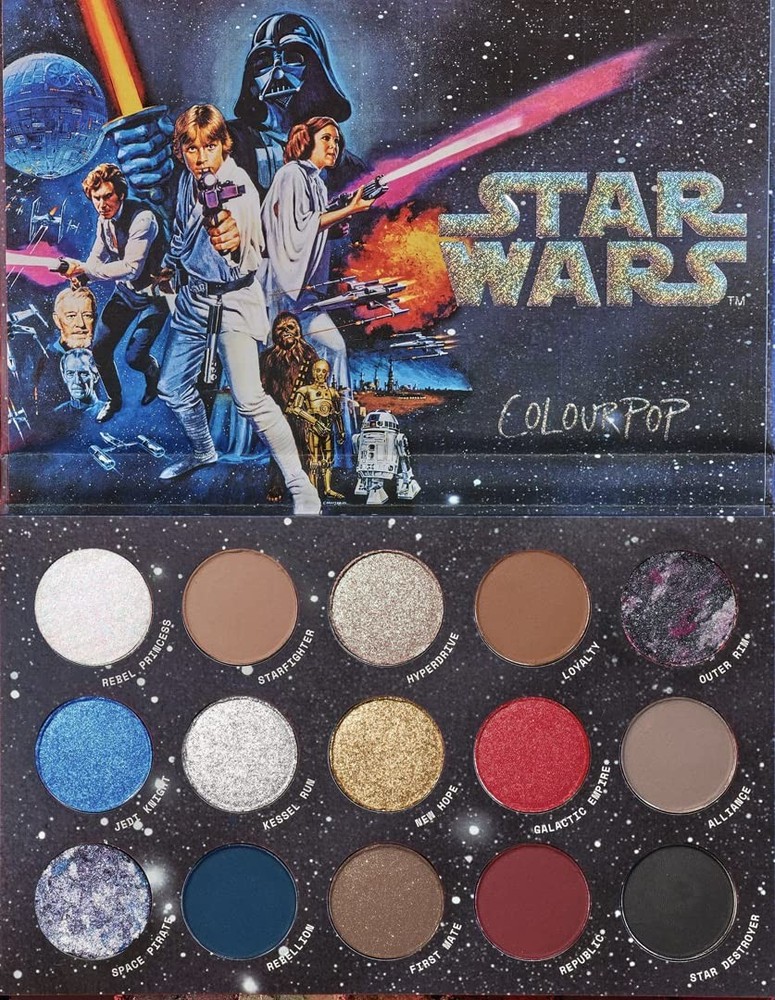 Colourpop Eyeshadow Palette Star-Wars Matte Metallic